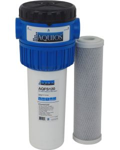 Aquios® AQFS120 Mini Salt Free Water Softener and Filter System, 5 Micron