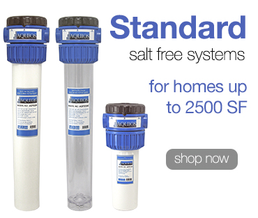 Salt free water softener systems